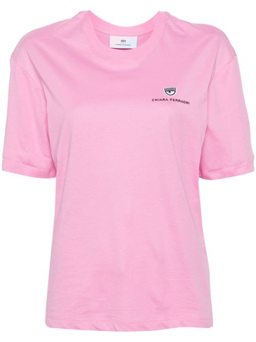 T-shirt donna maniche corte rosa Chiara Ferragni | 76CBHG05CJG01400